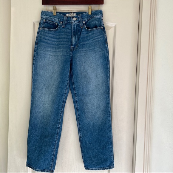 Madewell Perfect Vintage Straight Jean in Moultrie Wash - Picture 7 of 10